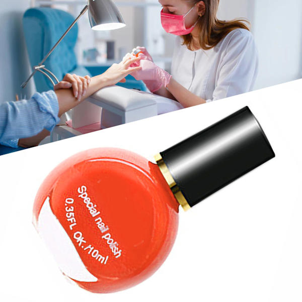 Neglelakk 10 ml mettet farge elegant stil rask tørking langvarig hurtig tørkende neglelakk E049‑5