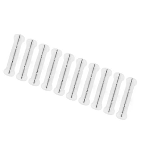 10 stk indgroede tåneglekorrigeringsstrimler Høj elasticitet Forhindrer deformation Paronychia-korrektorplastre 19 mm / 0.75in