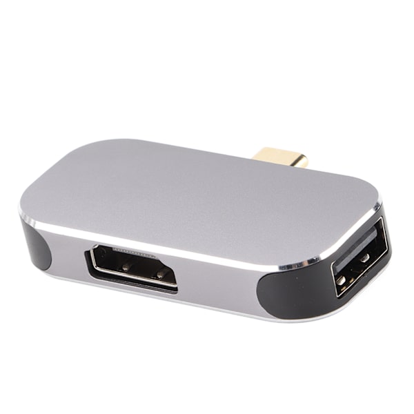 USB C-docka 3 i 1 Typ C hane till HD Multimedia Interface USB A Typ C hona dockningsstation för Windows för Android