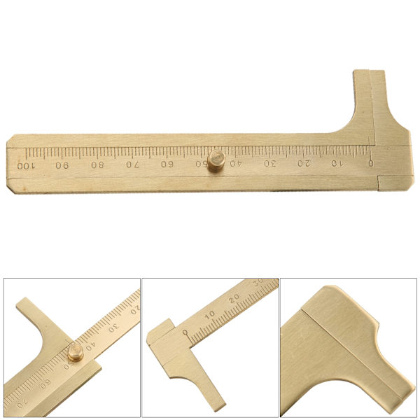 Messinkivernier-satula pähkinärannekorun mittaustyökalu korujen testaussatulat 10cm