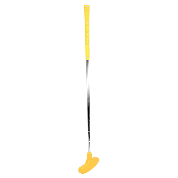27 tuuman Mini Two Way Golf Putter Sisäharjoittelu Pehmeä Kumipää Putter Lapsille Keltainen