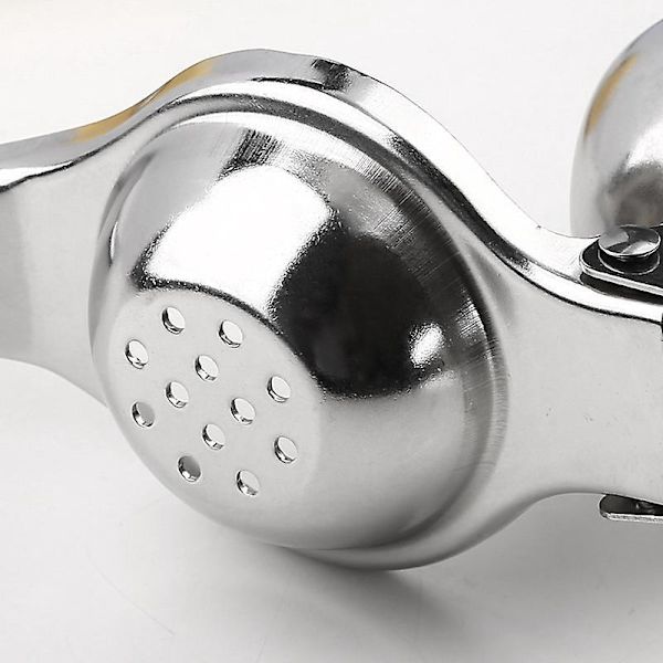 Stor Ultra Holdbar Manuel Citronpresser 2 Dele Premium Rustfrit Stål Bred Stærk Design