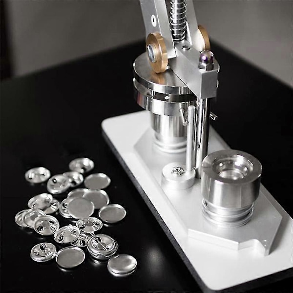 600 stk. Knappelagingsutstyr 25 mm/1 tomme Knapp Nål Lagingssett Metallmerkedeler For Knapp M