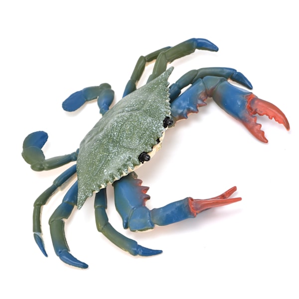 Realistisk modell av marine dyr krabbe simulert plast krabbe barnepedagogiske rekvisitter krabbeleker (PL127524)