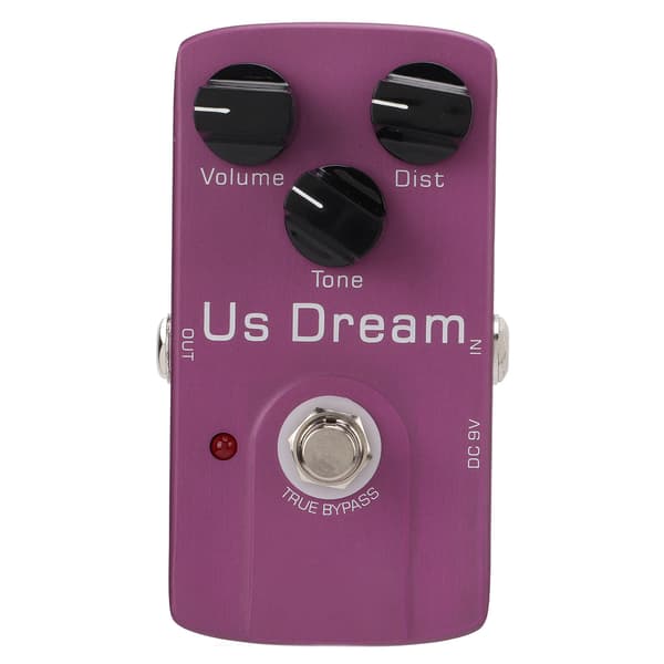 Distortion Effect Analog Tube Speaker Guitar Monoblock Distortion Pedal med True Bypass 10mA