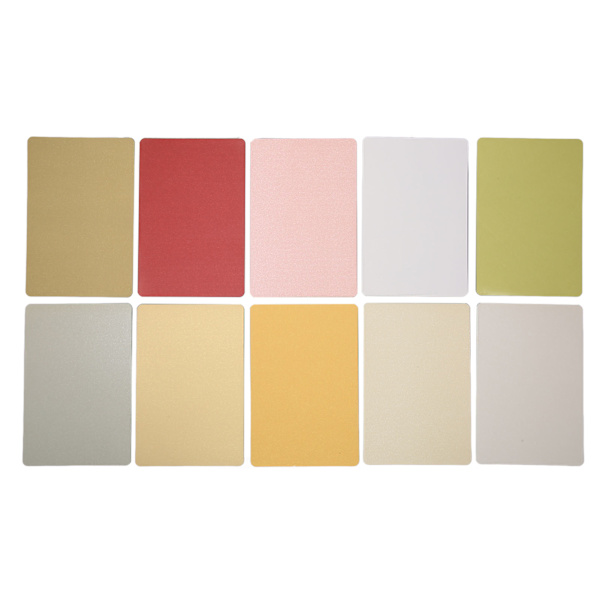 200 stk. perleformende karton i assorterede farver blankt metallisk kartonpapir med afrundede hjørner 5,9 x 3,9 tommer