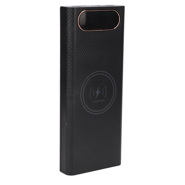 8x21700 case power Pikalataus 22,5 W DIY Power Bank Box 15 W langaton lataus 21700 akkukotelo musta