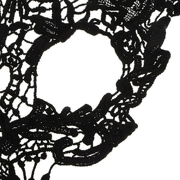 Broderad Bomullsband för DIY-Sömnad i Aprikos