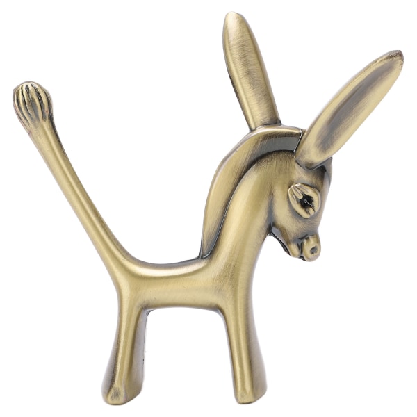 Æselringholder Æselstatuette Holdbar zinklegering Retro Style Sikker Ring Organizer til Ringe Smykker