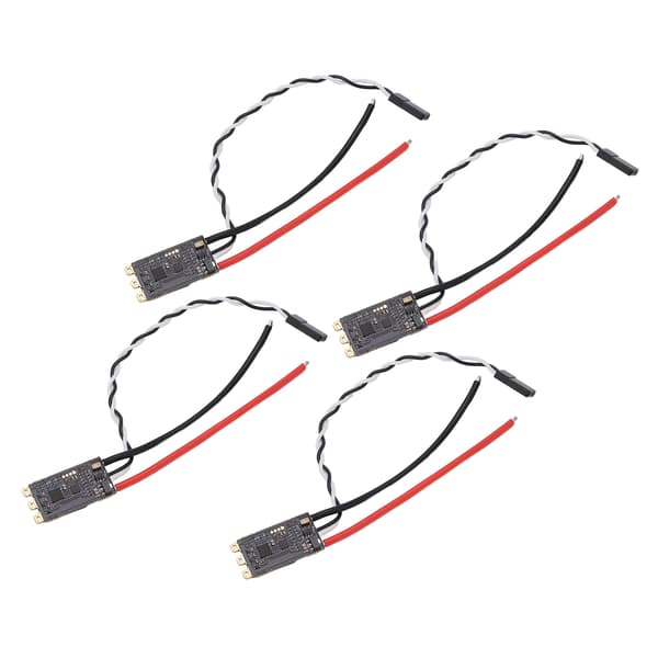 Svart børsteløs elektronisk hastighetskontroller RGB LED høyhastighetskontroll interferensbestandig børsteløs ESC 35A