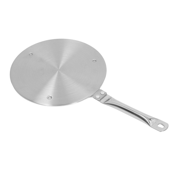 Värmefördelande induktionsplatta med handtag, köksinduktionsspisadapterplatta, värmeomvandlare typ 22 21,5 cm / 8,5 tum