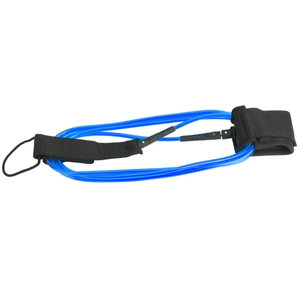 TPU Justerbar Vandsport Fod Rope Surfing Paddle Board Ankelfjeder Traction Strap (hvid og blå)