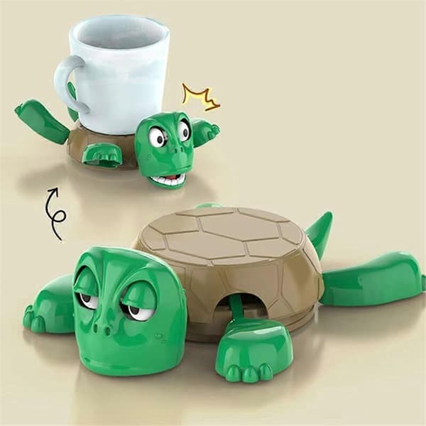3D-printet skildpaddeunderlag til kopper, dekorativ holder B