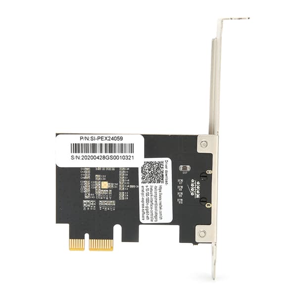 Netværkskort Stationær Computer Tilbehør Kablet Port PCIE til Gigabit 2.5G 2500M til Halv-Duplex