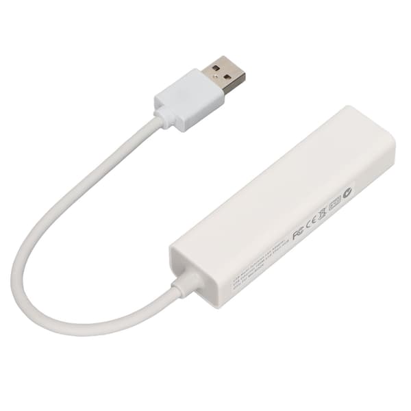 Dokkingstasjon Multifunksjonell 4 i 1 USB til RJ45 480 Mbps USB-hub-splitter for datamaskiner