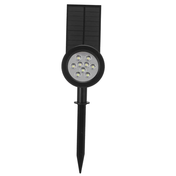 9LED Chips Solar Spotlights LED Solar Landskapslys for Utendørs Hage Gårdplass Hvitt Lys