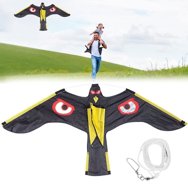 Birds Scarer Repeller Bird Repelling Eagle Kite for Gardens Orchards Fish Ponds Simulation Flying Hawk Kite