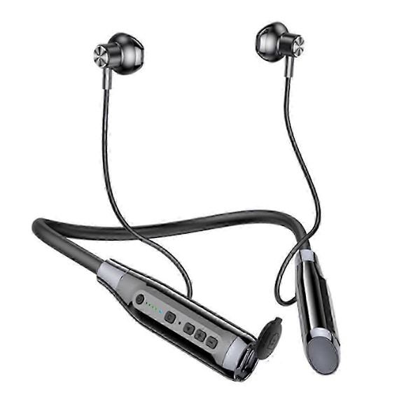 A12 Nakkemonteret Bluetooth 5.0 Headset Lang Standby Trådløst Plug-in Grafik Headset Semi-In-Ear