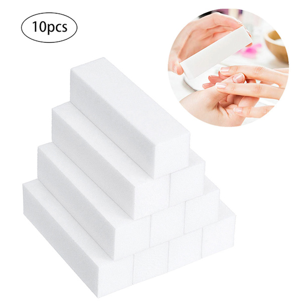 10 st professionella nagelbuffer slipblockar nagelfilar nagelkonst tips verktyg