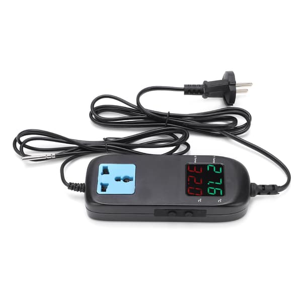 Digitalt displaytermostat Intelligent elektronisk temperaturkontroller Regulator AC 90V~250V EU-plugg