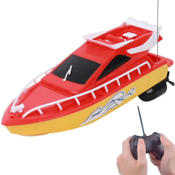 RC-båt för barn, supermini, fjärrstyrd, elektrisk båt, leksaksbåt, present till barn