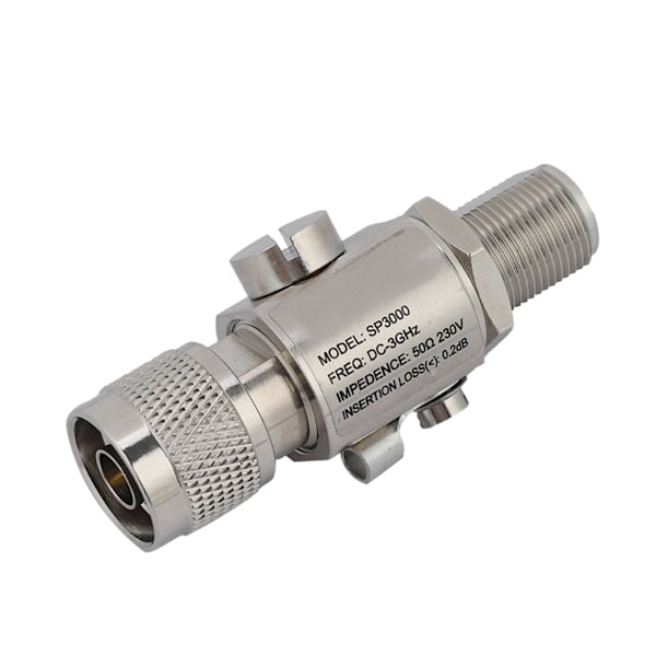 N hane till N hona koaxial blixtspänningsskydd Alla bandskydd DC3GHz överspänningsskydd