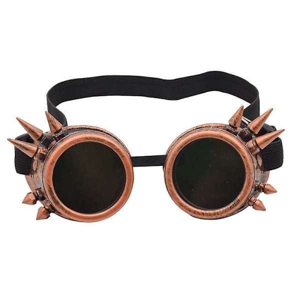 Vintage Victorian Steampunk -lasit, kaksinkertaisella okulaari-lupeilla