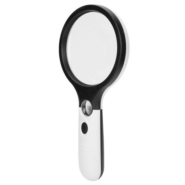 4LED håndholdt forstørrelsesglass batteridrevet 4X 30X linseforstørrelsesglass for lesing