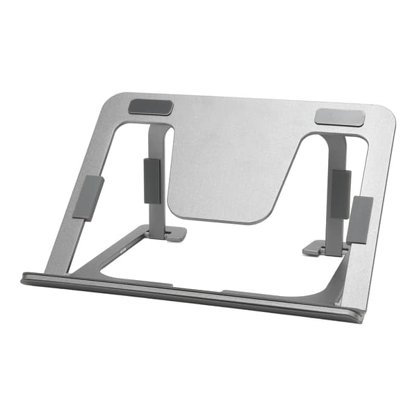 Tabletstativ Bærbart aluminiumslegering Sammenfoldeligt gråt skrivebord Telefon Tablet Tegneholder til 5 til 14 tommer mobiltelefon Tablet