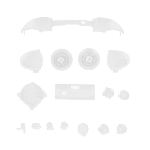 Fuld knapper Mod Kits Trigger Fuld Trigger Modul Sæt til XBOX Series X til XBOX Series S ControllerTransparent Hvid