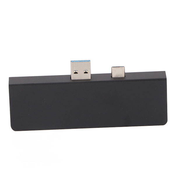 USB C Hub 4K HD multimediegrænseflade dataoverførsel dobbelte USB3.0-porte 5 i 2 USB C Hub til Surface Pro 7 sort