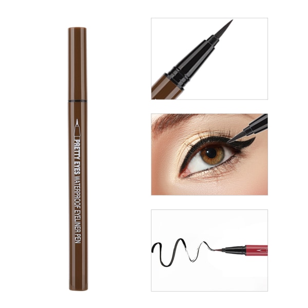 Vanntett flytende eyeliner Langvarig Eye Liner Pen Blyant Makeup Cosmetics Tools 2#