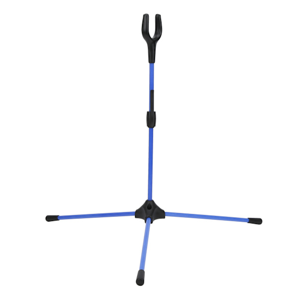 Folding Recurve Bue Stand Holder Bueskyting Rett Bue Stander for Jakt Outdoor SportsBlue