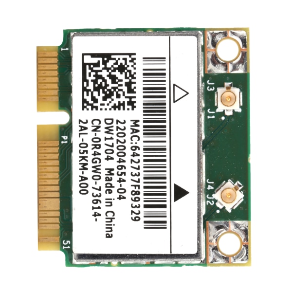 Langaton verkkokortti Mini PCI-E Wifi Bluetooth sovitin Dell xps 2710 17tr bcm943142hm