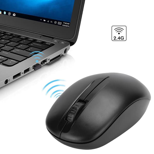 C900 Trådløs Mus 2.4G Notebook Desktop Universal Computer Trådløs Mus (Sort)