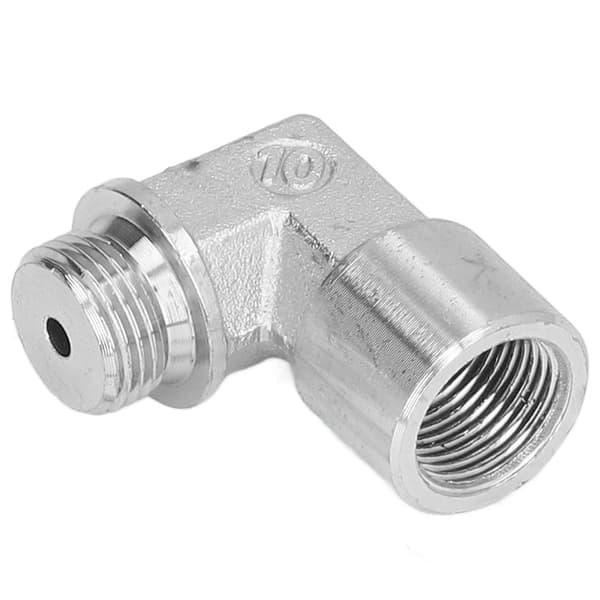 Oxygen Sensor Extender Spacer 90° Vinklet O Sensor Forlænger Pakning Fitting M18x1.5 Gevind