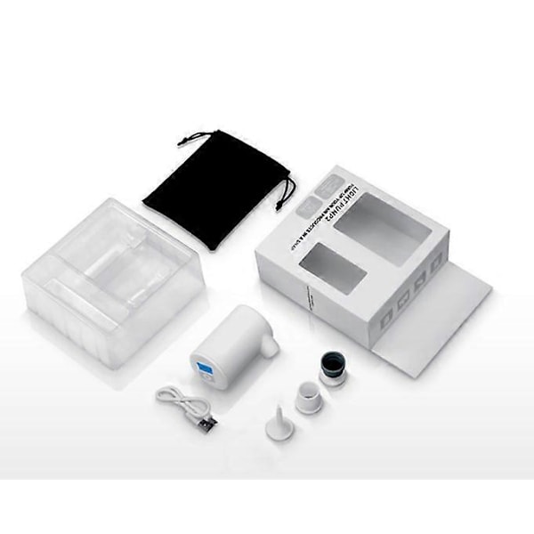 2020 Bærbar Luftpumpe med 3600mAH Batteri USB Oppladbar Luftpumpe - Rask Oppblåsing og Tømming for Luftmadrass, Bassengeleker, Flytemadrasser, Badering, Luft...