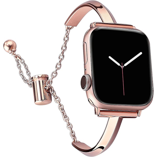 Slim Stainless Steel Bangle Bracelet for Apple Watch 38mm 40mm 41mm