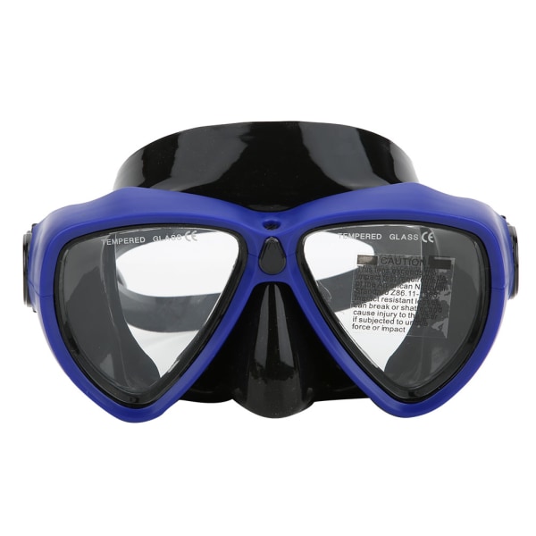 Dykglasögon för vuxna Simning Scuba Snorkelutrustning Anti-dimma undervattensglasögon Blå