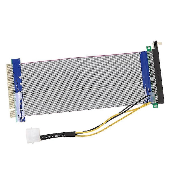 1st Pci-e 16x Till 16x Förlängningskabel 25cm/9.84in (med Extra Strömförsörjning)