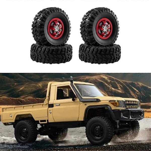 RC Bil Hjul og Dekk Sett for MN MODELL 1/12 MN82 LC79 MN78