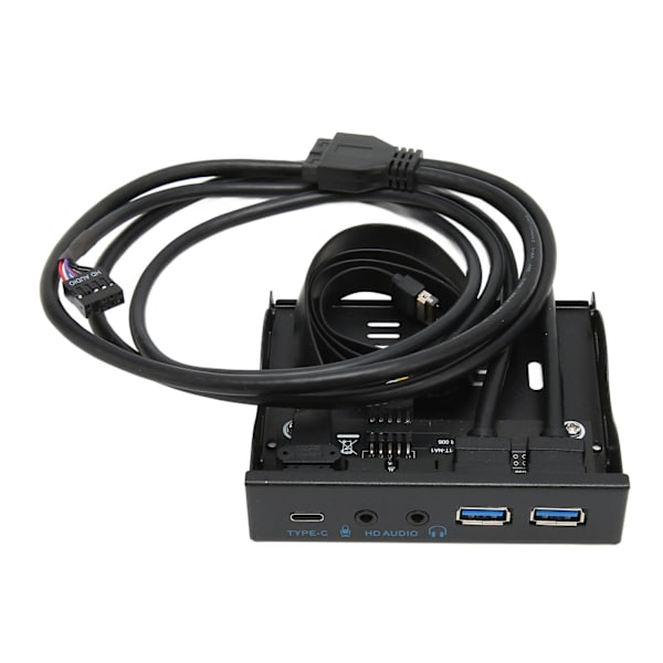 Frontpanel USB 3.2 Hub 10 Gbps Plug and Play Iron Shell Floppy Disk Reader til Win til Linux