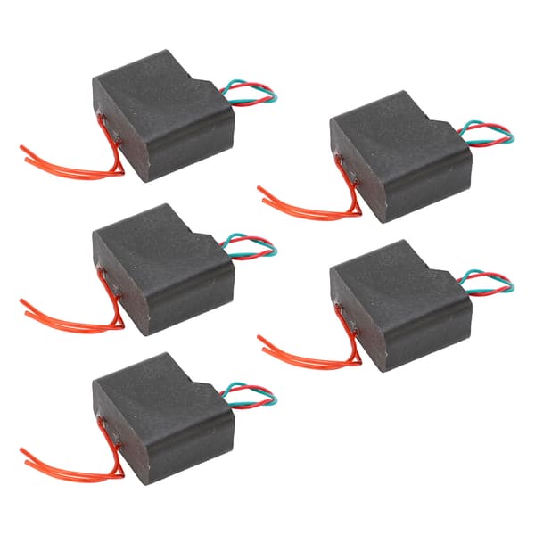 5 st högspänningsgenerator 3,7V-6V till 200kV Boost Step Up Power Module Transformer