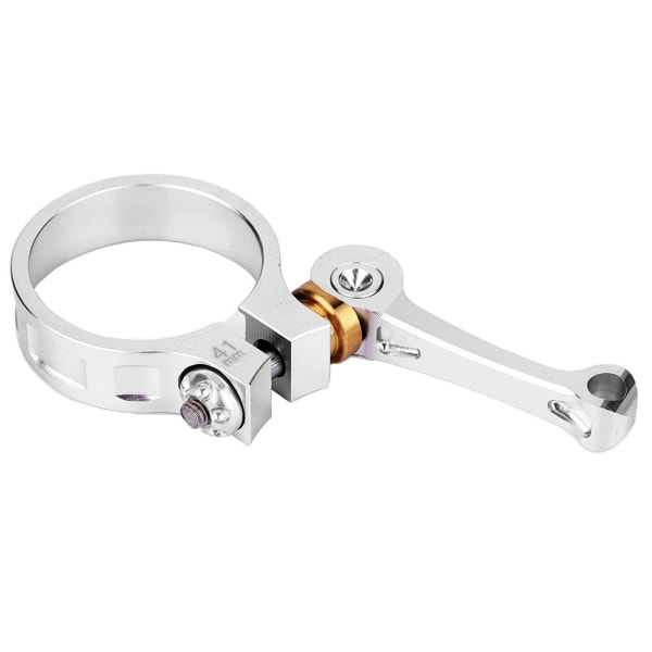 CNC aluminiumlegering Quick Release Cykelsits Rör Clip Cykel Sadelstolps Clamp (silver)