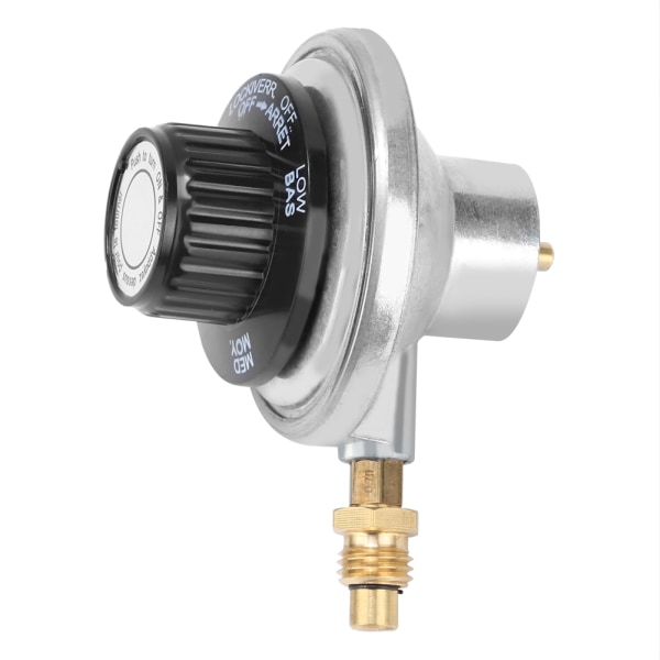 Zinklegering 1"-20UNF propangas lavtryksjusterbar regulatorkontrolventil Grill-1 stk.