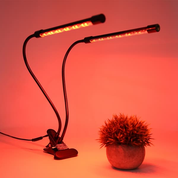 USB LED Vekstlys Plantedyrkingslampe med klips for innendørsplanter Hydroponics