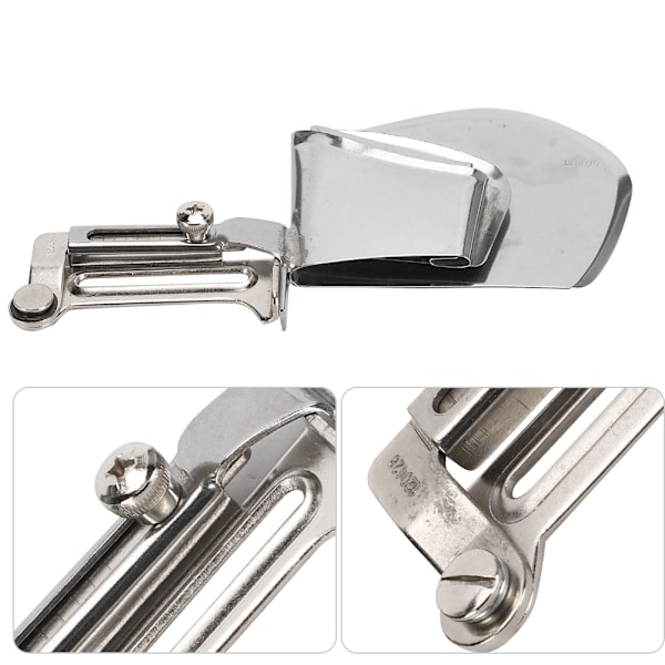 Symaskinsbindare Lockstitch Pressarfot Fållare Rullad Fåll Bindningsfäste för Hemtextil Gardin 5CM