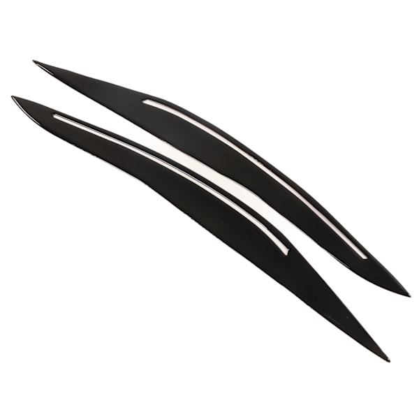 Headlight Eyebrow Cover Black Eye Lid Decoration Trim Replacement for 5 Series F10 2014‑2016