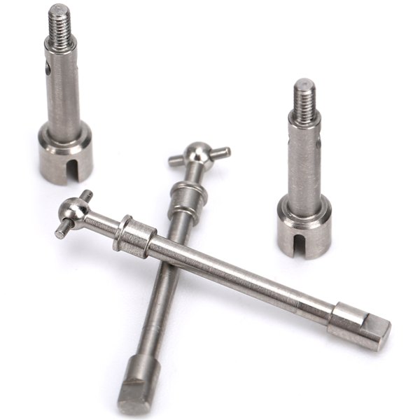 Rustfritt stål fremre drivaksel hundeben erstatning for Axial SCX24 90081 1/24 RC bil