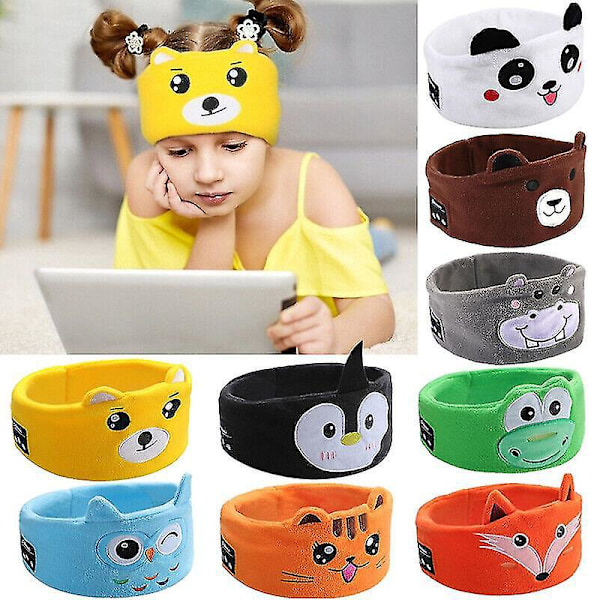 Cute Kids Wireless Bluetooth Headband Headphones for Sleeping